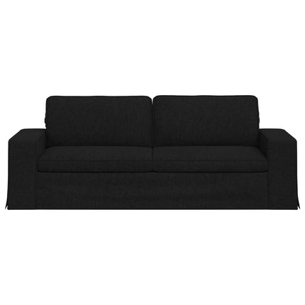 Soffa Svart 222 x 80 x 82 cm tyg
