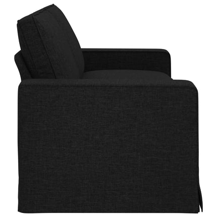 Soffa Svart 222 x 80 x 82 cm tyg