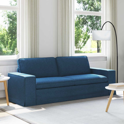 Soffa Blå 222 x 80 x 82 cm tyg