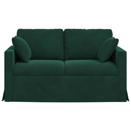 Soffa Mörkgrön 138 x 78 x 80 cm Sammet