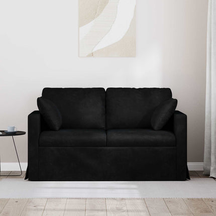 Soffa Svart 138 x 78 x 80 cm Sammet