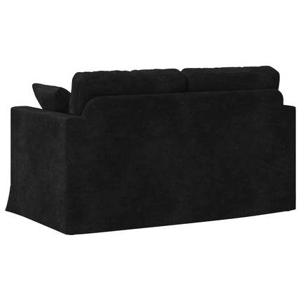 Soffa Svart 138 x 78 x 80 cm Sammet