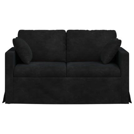 Soffa Svart 138 x 78 x 80 cm Sammet