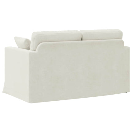Soffa Kräm 138 x 78 x 80 cm Sammet