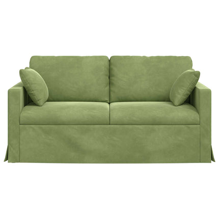 Soffa Ljusgrön 158 x 78 x 80 cm Sammet