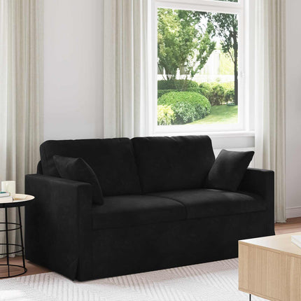 Soffa Svart 158 x 78 x 80 cm Sammet