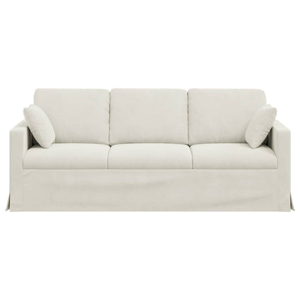 Soffa Kräm 198 x 78 x 80 cm Sammet