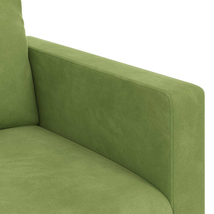 Soffa Ljusgrön 228 x 78 x 80 cm Sammet