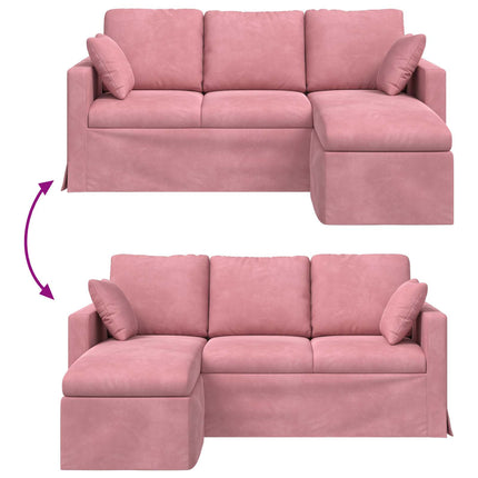 Soffa Rosa 178 x 134 x 80 cm Sammet