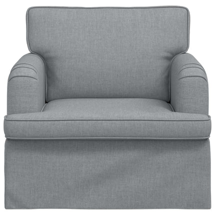 Soffa Ljusgrå 84 x 80 x 85 cm tyg