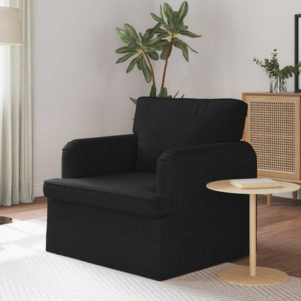 Soffa Svart 84 x 80 x 85 cm tyg