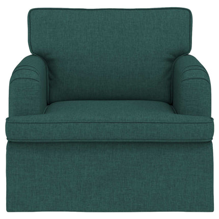 Soffa Mörkgrön 84 x 80 x 85 cm tyg