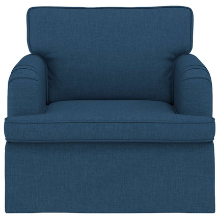 Soffa Blå 84 x 80 x 85 cm tyg