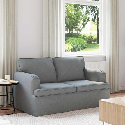 Soffa Ljusgrå 144 x 80 x 85 cm tyg