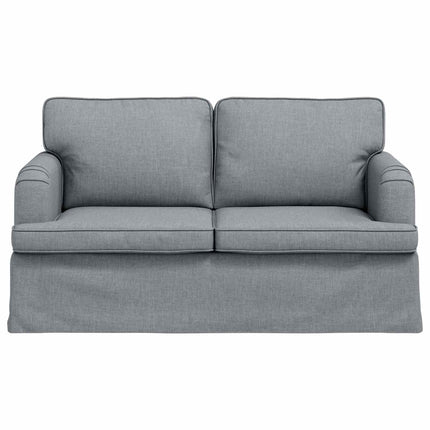 Soffa Ljusgrå 144 x 80 x 85 cm tyg