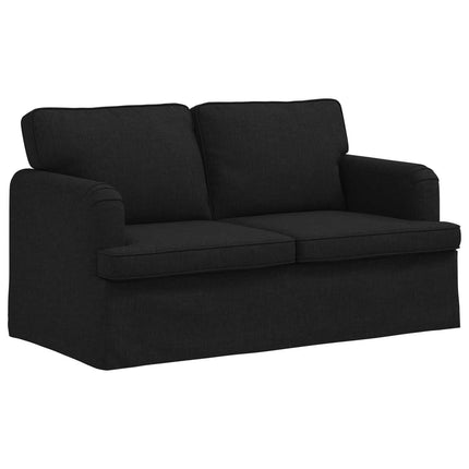 Soffa Svart 144 x 80 x 85 cm tyg