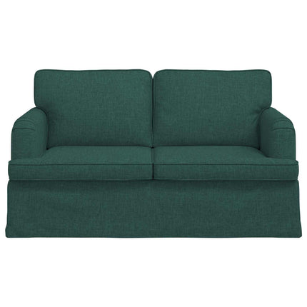 Soffa Mörkgrön 144 x 80 x 85 cm tyg