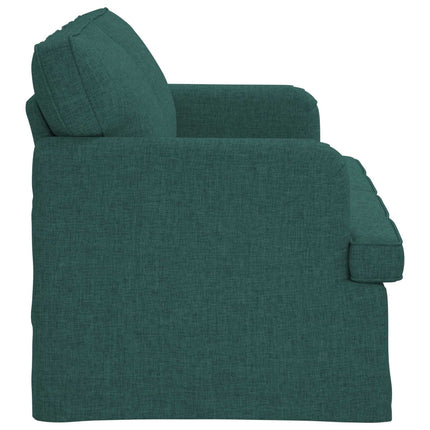 Soffa Mörkgrön 144 x 80 x 85 cm tyg