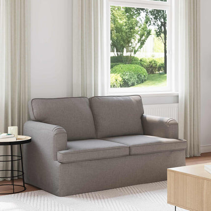 Soffa Taupe 144 x 80 x 85 cm tyg