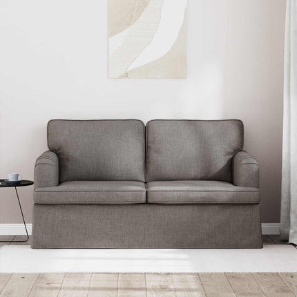 Soffa Taupe 144 x 80 x 85 cm tyg