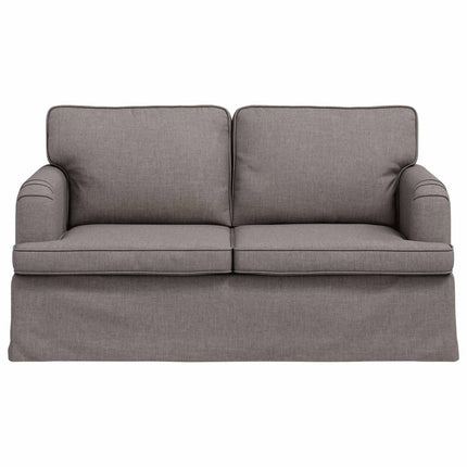 Soffa Taupe 144 x 80 x 85 cm tyg