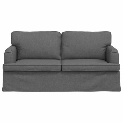 Soffa Mörkgrå 162 x 80 x 85 cm tyg
