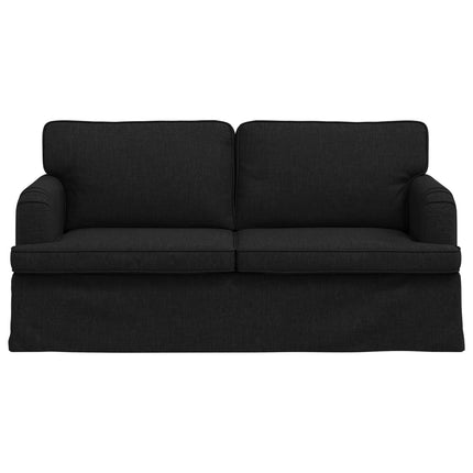 Soffa Svart 162 x 80 x 85 cm tyg