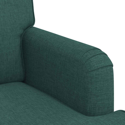 Soffa Mörkgrön 162 x 80 x 85 cm tyg