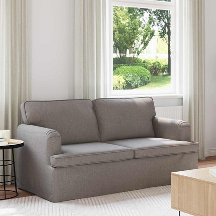 Soffa Taupe 162 x 80 x 85 cm tyg