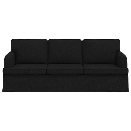 Soffa Svart 201 x 80 x 85 cm tyg
