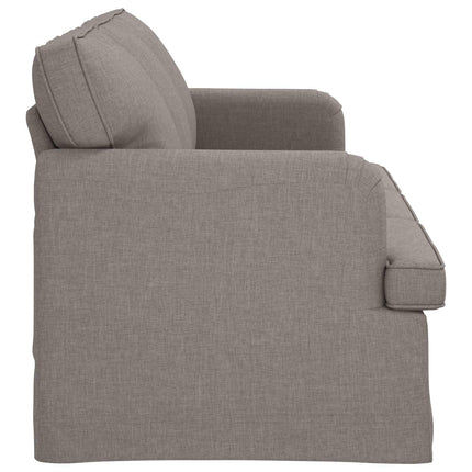 Soffa Taupe 201 x 80 x 85 cm tyg