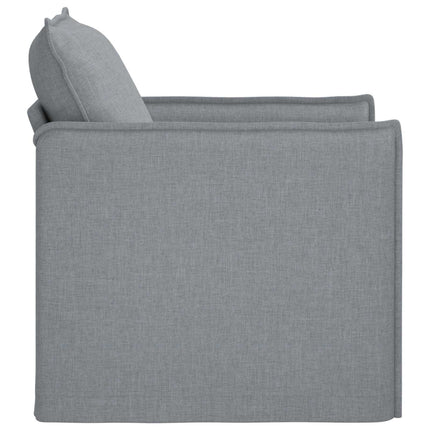 Soffa Ljusgrå 75 x 82 x 85 cm tyg