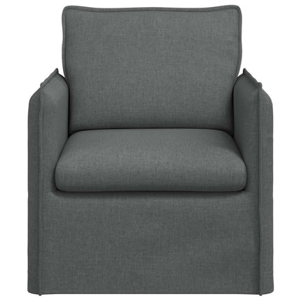 Soffa Mörkgrå 75 x 82 x 85 cm tyg