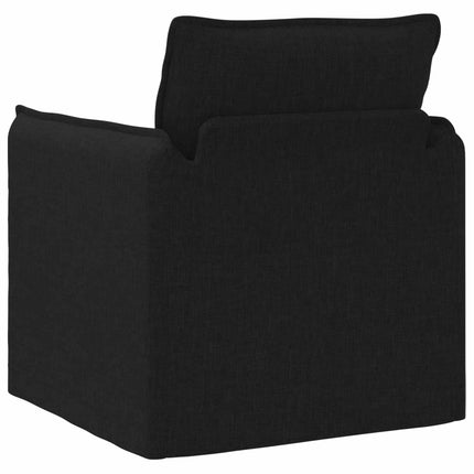 Soffa Svart 75 x 82 x 85 cm tyg