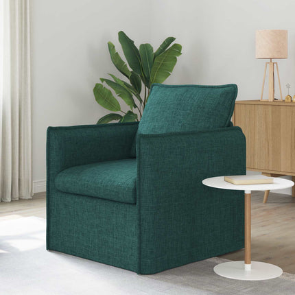 Soffa Mörkgrön 75 x 82 x 85 cm tyg