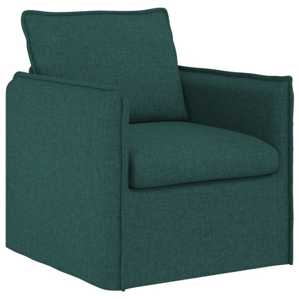 Soffa Mörkgrön 75 x 82 x 85 cm tyg