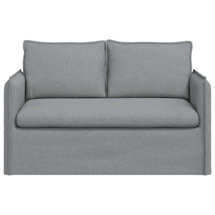 Soffa Ljusgrå 136 x 82 x 85 cm tyg