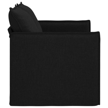 Soffa Svart 136 x 82 x 85 cm tyg