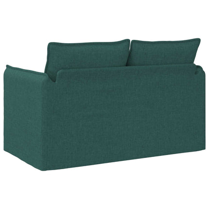 Soffa Mörkgrön 136 x 82 x 85 cm tyg