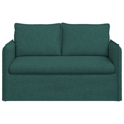 Soffa Mörkgrön 136 x 82 x 85 cm tyg