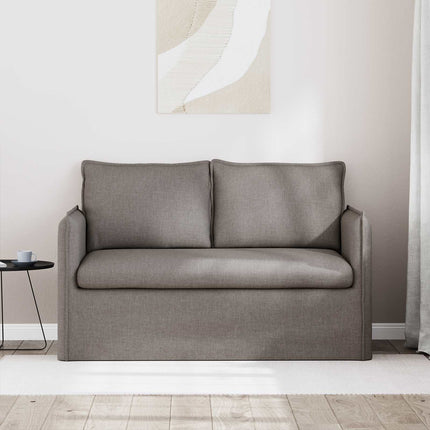 Soffa Taupe 136 x 82 x 85 cm tyg
