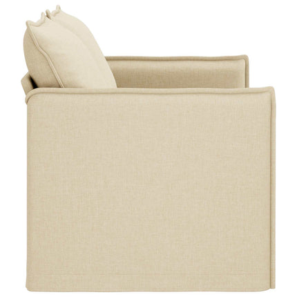Soffa Kräm 136 x 82 x 85 cm tyg