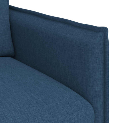Soffa Blå 136 x 82 x 85 cm tyg