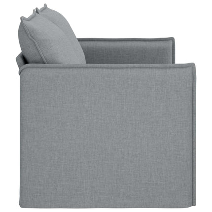 Soffa Ljusgrå 156 x 82 x 85 cm tyg
