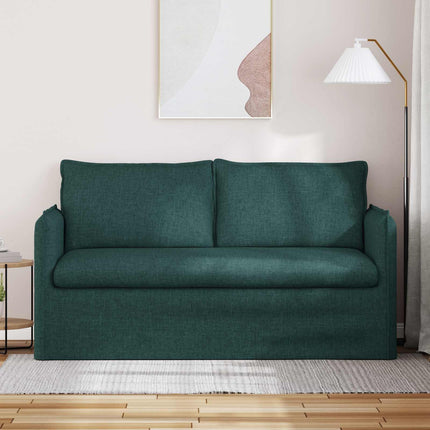 Soffa Mörkgrön 156 x 82 x 85 cm tyg