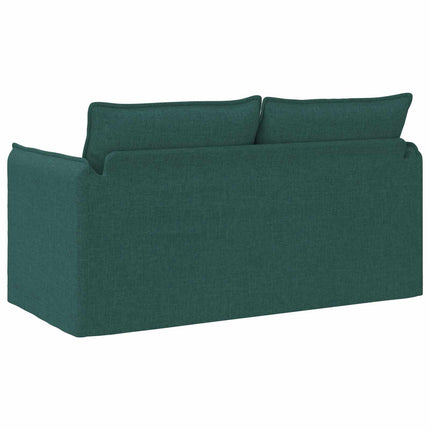 Soffa Mörkgrön 156 x 82 x 85 cm tyg
