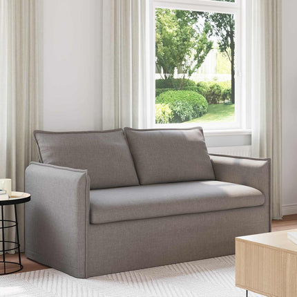 Soffa Taupe 156 x 82 x 85 cm tyg