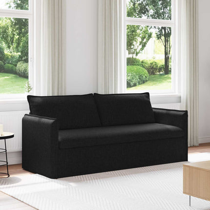Soffa Svart 196 x 82 x 85 cm tyg