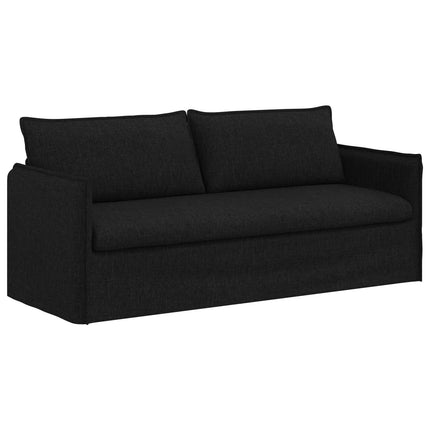 Soffa Svart 196 x 82 x 85 cm tyg