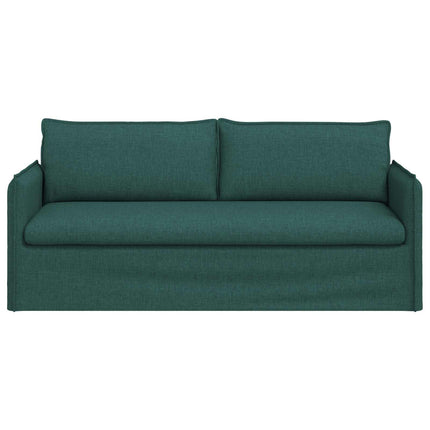 Soffa Mörkgrön 196 x 82 x 85 cm tyg